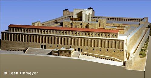 Architects impression of the Temple in Jerusalem