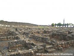 Ruins of houses in Capernaum