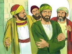 On his way to Jerusalem Paul visits many believers