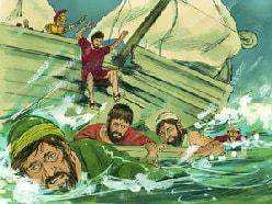 Paul is shipwrecked on his way to Rome